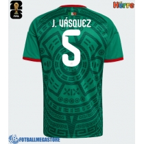 Fotballdrakt Herre Mexico Johan Vasquez #5 Hjemmedrakt VM 2026 Kortermet